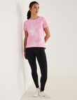 Superfit Scoop Hem Tee, Pink Marble product photo View 03 S