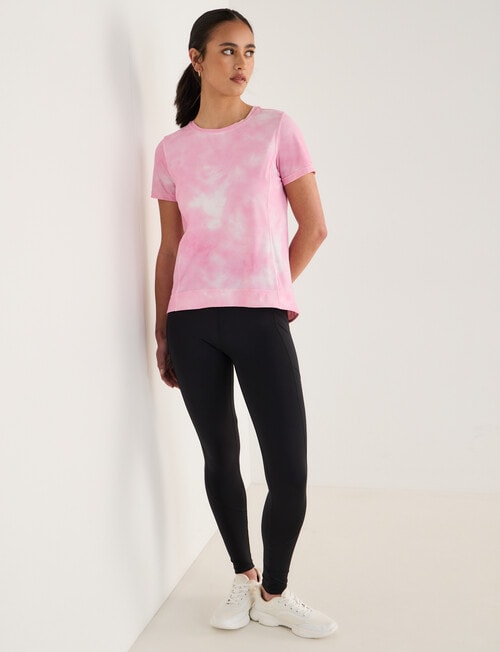 Superfit Scoop Hem Tee, Pink Marble product photo View 03 L