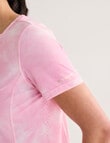 Superfit Scoop Hem Tee, Pink Marble product photo View 04 S