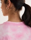 Superfit Scoop Hem Tee, Pink Marble product photo View 05 S