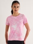 Superfit Scoop Hem Tee, Pink Marble product photo View 06 S