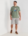 Logan Print Tee, Sage product photo View 03 S
