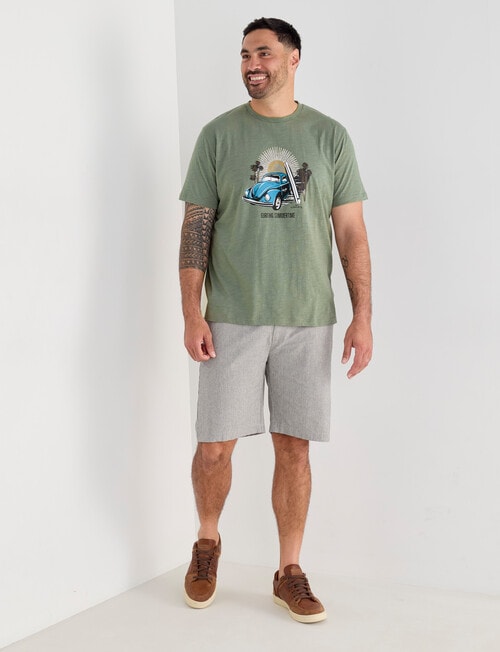 Logan Print Tee, Sage product photo View 03 L