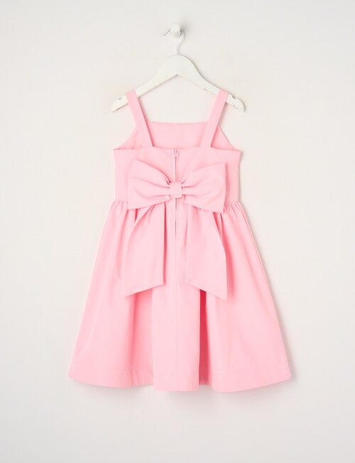 Mac & Ellie Party Collection Bow Dress, Mid Pink product photo View 02 L