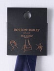 Boston + Bailey Silk Square Paisley Print Scarf, Navy product photo View 02 S