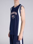 Champion Panel Basketball Jersey, Sail Away Navy product photo View 02 S