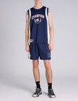 Champion Panel Basketball Jersey, Sail Away Navy product photo View 04 S