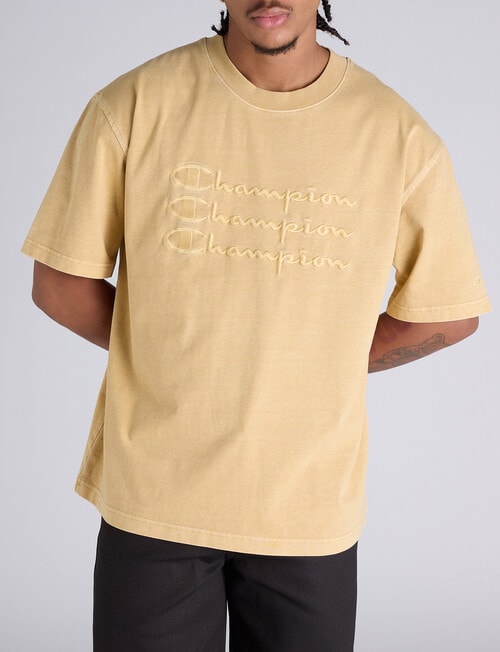 Champion Rochester Vintage Wash Tee, Spiced Mustard product photo