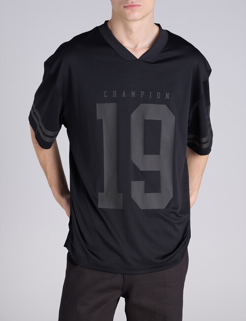 Champion Rochester Mesh Tee, Black product photo
