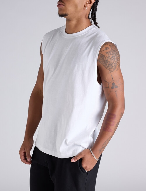Champion Muscle Tank, White product photo View 02 L