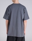 Champion Rochester Capital Graphic Tee, Forged Steel Grey product photo View 03 S