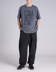 Champion Rochester Capital Graphic Tee, Forged Steel Grey product photo View 04 S