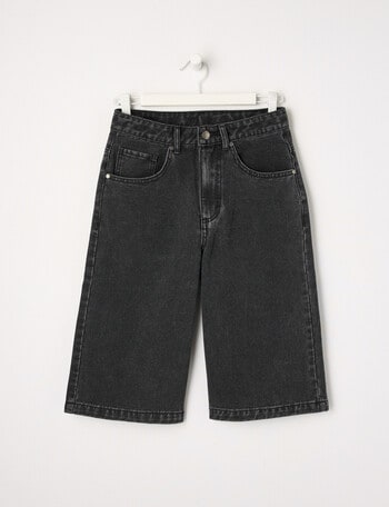 No Issue Skate Denim Short, Black product photo