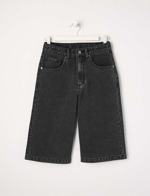 No Issue Skate Denim Short, Black product photo