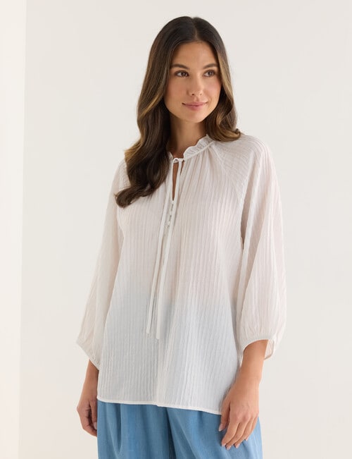 Whistle Bohemian Blouse, Ivory product photo