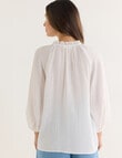 Whistle Bohemian Blouse, Ivory product photo View 02 S