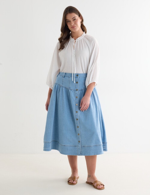 Whistle Bohemian Blouse, Ivory product photo View 13 L