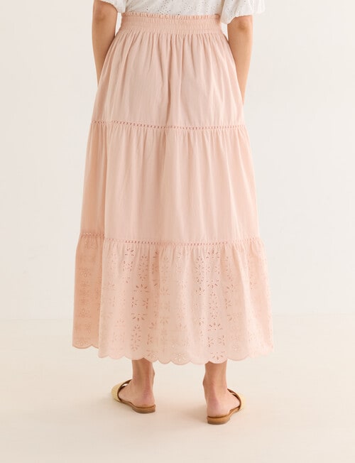Whistle Boho Skirt, Peach product photo View 02 L