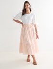 Whistle Boho Skirt, Peach product photo View 13 S