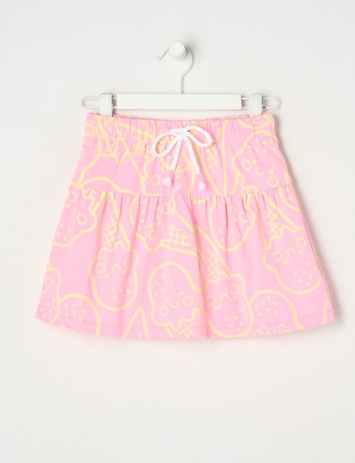 Mac & Ellie Icecream Knit Skort, Pink product photo