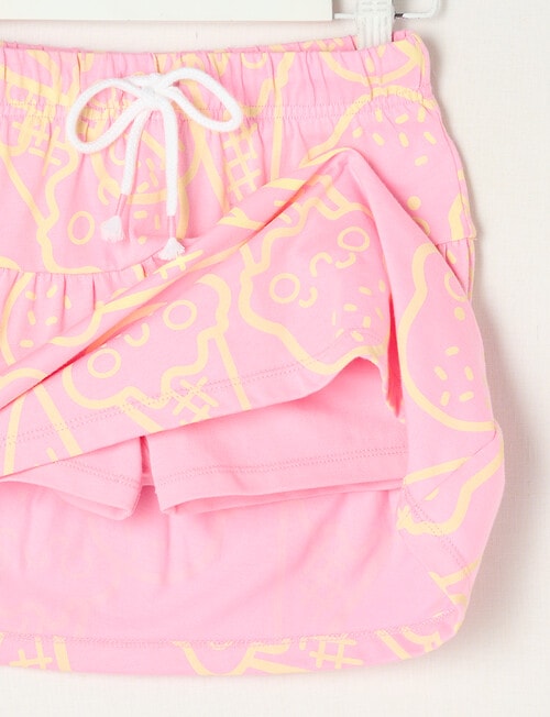 Mac & Ellie Icecream Knit Skort, Pink product photo View 02 L