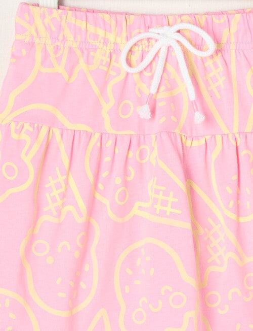 Mac & Ellie Icecream Knit Skort, Pink product photo View 03 L