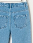 Mac & Ellie Bows Mom Jean, Light Blue product photo View 02 S