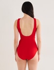 Zest Resort Wrap Textured Suit, Hot Red product photo View 02 S