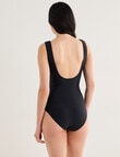 Zest Resort Wrap Suit, Black & White product photo View 02 S