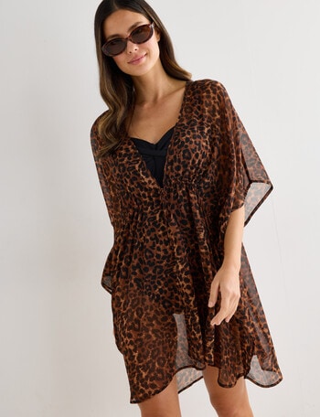 Zest Resort Chiffon Kaftan, Animal product photo