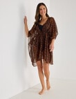 Zest Resort Chiffon Kaftan, Animal product photo View 03 S
