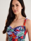 Zest Resort Paradise Floral Sally Tankini, Blue product photo View 05 S