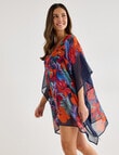Zest Resort Chiffon Kaftan, Paradise Floral product photo
