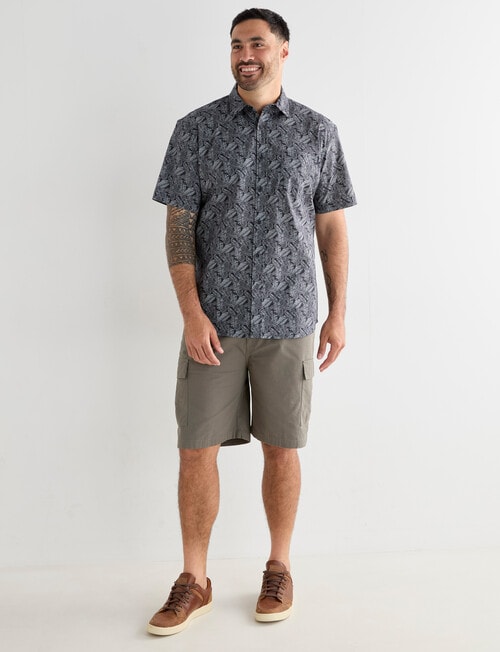 Logan Short Sleeve Shirt, Tavish Dark Navy product photo View 03 L