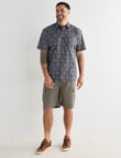 Logan Short Sleeve Shirt, Tavish Dark Navy product photo View 03 S