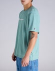 Champion Puff Script Tee, Beach Bungalow Blue product photo View 02 S
