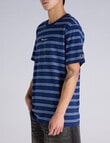 Champion Script Stripe Tee, Sail Away product photo View 02 S