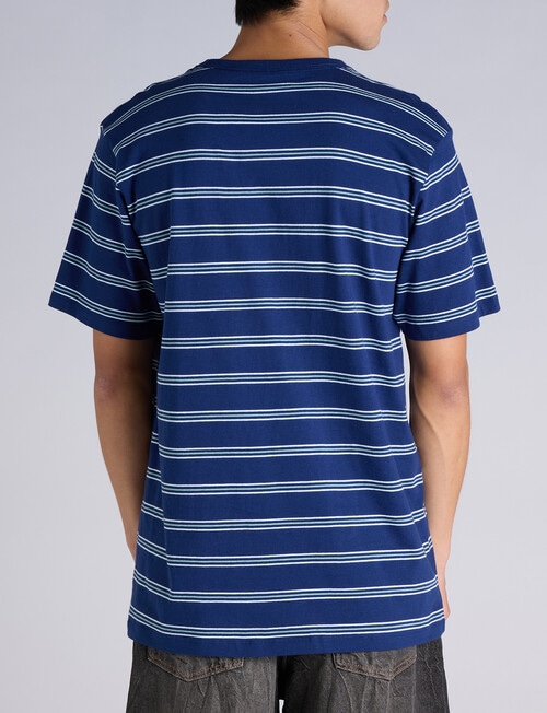 Champion Script Stripe Tee, Sail Away product photo View 03 L