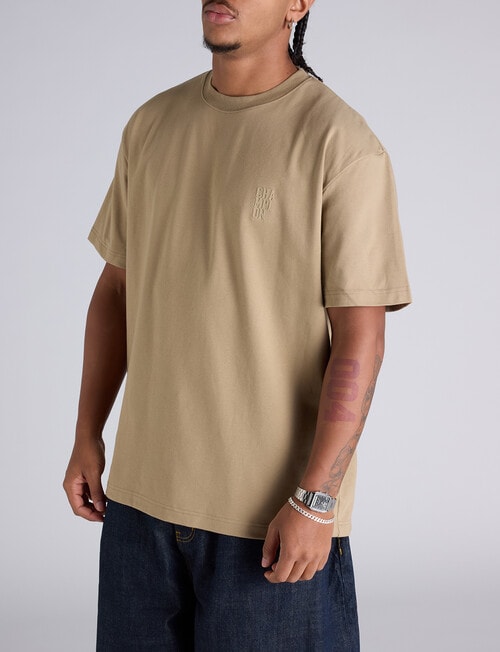 Champion Rochester Base Tee, Sand Pepper Khaki product photo View 02 L