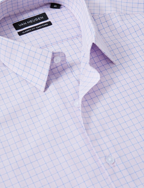 Van Heusen Classic Long Sleeve Check Shirt, Pink product photo View 03 L