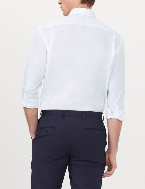 Van Heusen Classic Long Sleeve Poplin Shirt, White product photo View 02 L