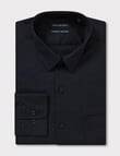 Van Heusen Classic Long Sleeve Poplin Shirt, Black product photo View 03 S