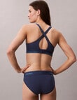 Calvin Klein Icon Cotton Modal Bikini, Dark Denim product photo View 04 S