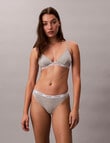 Calvin Klein Icon Logo Bikini Brief, 5-Pack, Black, White, Grey, Dark Denim product photo View 02 S
