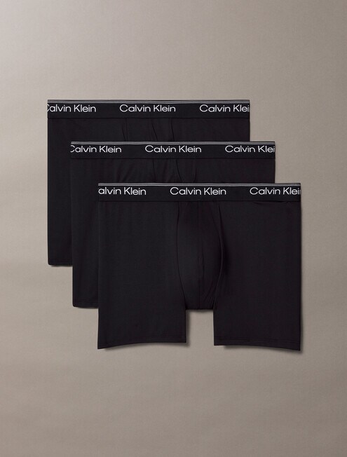 Calvin Klein Stretch Micro Boxer Brief, 3-Pack, Black product photo