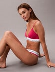 Calvin Klein Icon Cotton Modal Lightly Lined Triangle Bra, Vibrant Pink product photo View 03 S