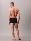 Calvin Klein Micro Stretch Low Rise Trunk, 3-Pack, Black product photo View 03 S
