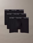 Calvin Klein Stretch Micro Boxer Brief, 3-Pack, Black product photo