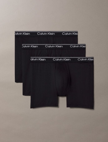 Calvin Klein Stretch Micro Boxer Brief, 3-Pack, Black product photo