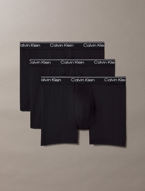 Calvin Klein Stretch Micro Boxer Brief, 3-Pack, Black product photo